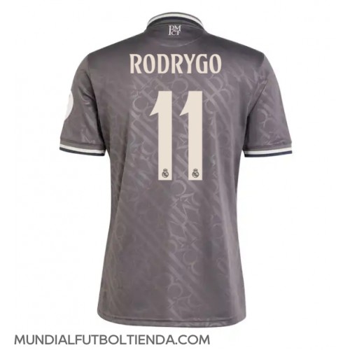 Camiseta Real Madrid Rodrygo Goes #11 Tercera Equipación Replica 2024-25 mangas cortas